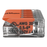 Conector derivatie 5 fire, max. 6 mm (15 buc.) - WAGO 221-615 - imagine 4