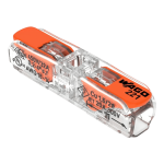 Conector derivatie in linie, 2 fire, max. 4 mm (60 buc.) - WAGO 221-2411