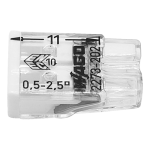 Conector compact de imbinare, 2 fire, max. 2.5 mm (100 buc.) - WAGO 2273-202 - imagine 2