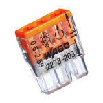 Conector compact de imbinare, 3 fire, max. 2.5 mm (100 buc.) - WAGO 2273-203 - imagine 2