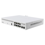 Switch, 8 x Gigabit PoE, 2 x SFP+ 10Gbps, Management - MikroTik CSS610-8P-2S+IN - imagine 2