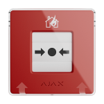 Buton manual alarmare incendiu, rosu - AJAX ManualCallPoint(R)