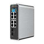 Switch industrial 7 x RJ45 1G PoE+, 1 x RJ45 1G PoE++, 2 x SFP, L2 Cloud Management - Ruijie RG-NIS2100-8GT2SFP-HP