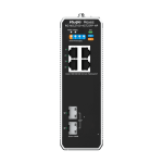 Switch industrial 3 x RJ45 1G PoE+, 1 x RJ45 1G PoE++, 2 x SFP, L2 Cloud Management - Ruijie RG-NIS2100-4GT2SFP-HP - imagine 3