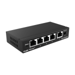 Switch 5 porturi RJ45 Gigabit, L2 Cloud Management - Ruijie RG-ES205GC - imagine 4