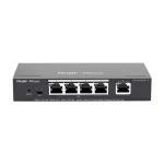 Switch 4 porturi PoE+ RJ45 Gigabit, 1 port uplink RJ45 Gigabit, L2 Cloud Management - Ruijie RG-ES205GC-P