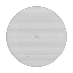 Difuzor Analog secundar, 10W, montare tavan - HIKVISION DS-QAZ0610G1-S - imagine 2