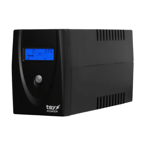 UPS TSY Power, 600VA/360W, LCD, line interactive, 2 x Schuko TSY-MP-0K6-LCD