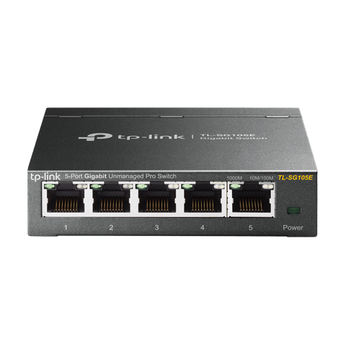 Switch Easy Smart, 5 porturi RJ45 Gigabit, Managed - TP-Link TL-SG105E