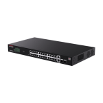 Switch 24 porturi PoE RJ45 Gigabit, 2 x RJ45 Gigabit, 2 x SFP Gigabit, Management, 1U - IP-COM G2228P-24-410W - imagine 2