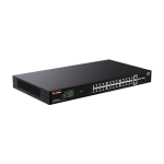 Switch 24 porturi PoE RJ45 Gigabit, 2 x RJ45 Gigabit, 2 x SFP Gigabit, Management, 1U - IP-COM G2228P-24-410W - imagine 3