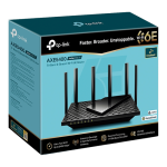 Router Wireless TP-Link Archer AXE75 AX5400 Wi-Fi 6E Tri-Band Gigabit Tehnologie OneMesh ArcherAXE75 - imagine 3