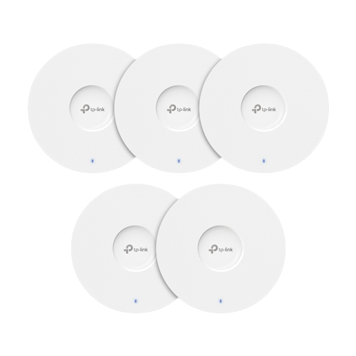 Set 5 x Access Point Wi-Fi 6, AX1800 Dual-Band, 4/5 dBi, 1 x RJ45 Gigabit, PoE - TP-Link Omada EAP613(5-pack)