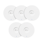 Set 5 x Access Point Wi-Fi 6, AX3000 Dual-Band, 3/5 dBi, 1 x RJ45 Gigabit, PoE - TP-Link Omada EAP653(5-pack)