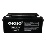 Acumulator Pb-acid AGM Deep Cycle, 12V, 77Ah, conector M8 - KIJO JM12-77 - imagine 2