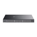 Switch 48 porturi PoE RJ45 Gigabit, 4 x SFP Gigabit, L2 Management, 1U - TP-Link Omada SG3452P