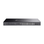 Switch 16 porturi PoE RJ45 Gigabit, 2 x SFP 1G, 2 x RJ45 1G, Easy Managed, 1U - TP-Link Omada ES220GMP