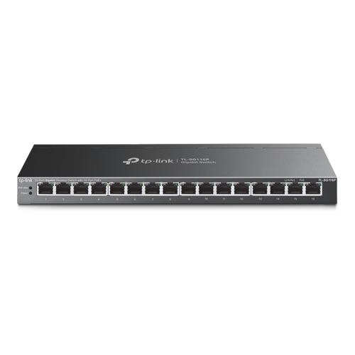 img29718large.png Switch 16 porturi PoE+ RJ45 Gigabit, Unmanaged - TP-Link TL-SG116P - imagine 1