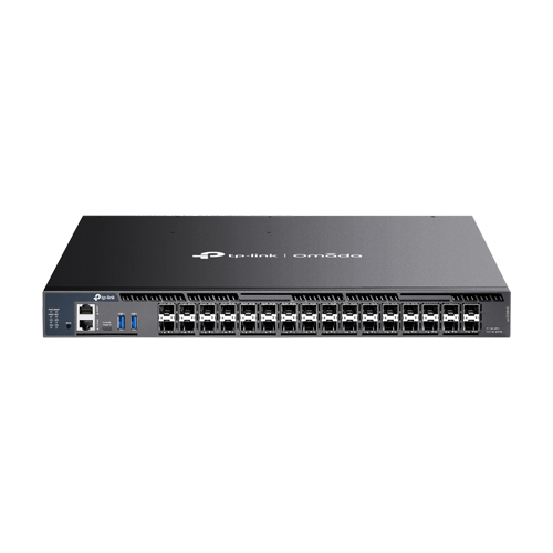 Switch 26 porturi SFP+ 10G, 6 porturi SFP28 25G, 2 x surse, L3 Management, 1U - TP-Link Omada SX6632YF