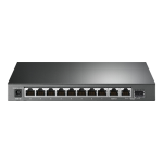 Switch 8 porturi PoE+ Gigabit, 1 x RJ45 Gigabit, 1 x Combo SFP/RJ45 Gigabit, Managed - TP-Link TL-SG1210MPE - imagine 2