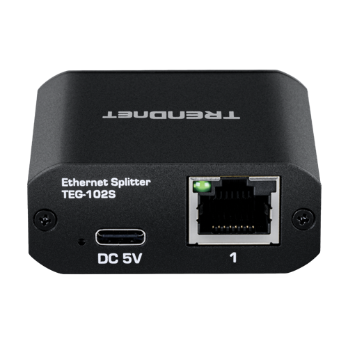 Splitter RJ45 Gigabit 1 IN, 2 OUT, USB-C – TRENDnet TEG-102S