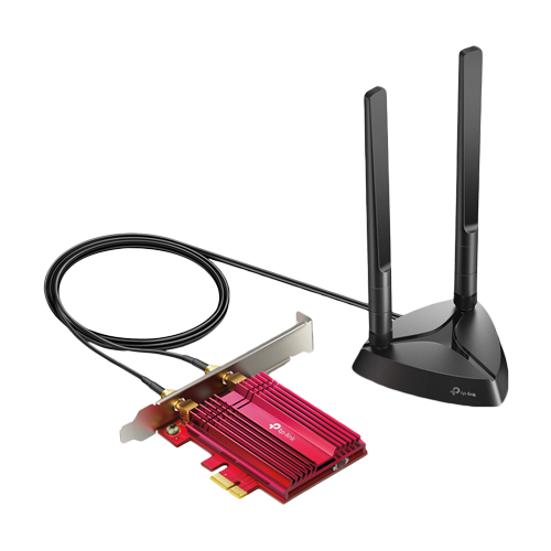 Adaptor PCI-E Bluetooth 5.2, Wi-Fi 6, AX3000 Dual-Band, 2 x Antene High-Gain – TP-Link ArcherTX3000E