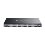 Switch 48 porturi PoE RJ45 Gigabit, 4 x SFP+ 10G, Buget PoE 500W, L2 Management, 1U - TP-Link Omada TL-SG3452XP