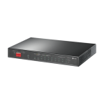 Switch 8 x RJ45 Gigabit PoE, 1 x RJ45 Gigabit, Buget PoE 63W, Unmanaged - TP-Link TL-SG1210P