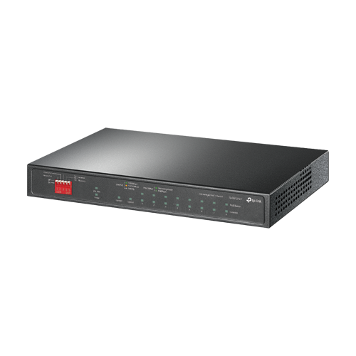 Switch 8 x RJ45 Gigabit PoE, 1 x RJ45 Gigabit, Buget PoE 63W, Unmanaged - TP-Link TL-SG1210P