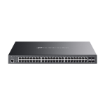 Switch 40 x RJ45 1G PoE+, 8 x RJ45 1G Hi-PoE, 4 x SFP+ 10G, L2 Management, 1U - TP-Link Omada SG3452XMPP