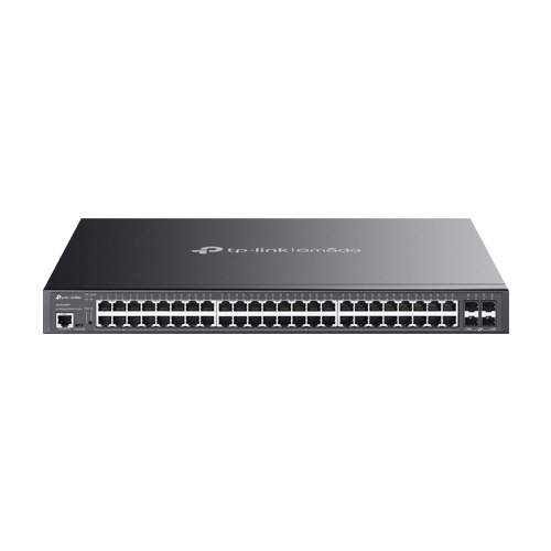 Switch 40 x RJ45 1G PoE+, 8 x RJ45 1G Hi-PoE, 4 x SFP+ 10G, L2 Management, 1U - TP-Link Omada SG3452XMPP