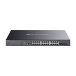Switch 16 x RJ45 1G PoE+, 8 x RJ45 1G Hi-PoE, 4 x SFP+ 10G, L2 Management, 1U - TP-Link Omada SG3428XMPP