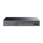 Switch 8 porturi RJ45 Gigabit PoE, 2 x SFP Gigabit, Buget PoE 150W, Management - TP-Link Omada SG2210MP