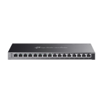 Switch 8 porturi RJ45 Gigabit PoE, 8 x RJ45 Gigabit, Buget PoE 120W, Management - TP-Link Omada SG2016P