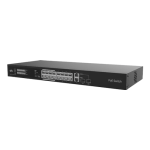 Switch 16 porturi PoE, 2 x Combo Uplink RJ45, Unmanaged - UNV NSW2020-16T2GC-POE-IN - imagine 3