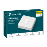 NVR 4K, 4 canale max. 8MP, 4 porturi PoE, Audio IN/OUT, Speaker, 1 x SATA - TP-Link VIGI VIGINVR1104H-4P - imagine 2