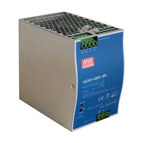 Sursa de alimentare in comutatie, 48V / 10A, sina DIN - MEAN WELL NDR-480-48