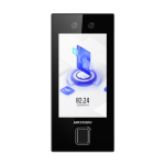 Terminal control acces recunoastere faciala, ecran 4.5 inch, M1, Amprenta, WiFi, PoE - HIKVISION DS-K1T344MBFWX-E1 - imagine 2