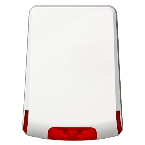 Sirena piezo de exterior, 80/105 db, flash LED portocaliu – Teletek SR300O_M