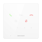 Post interior interfon TCP/IP, 9 butoane, PoE, Alarma IN, ALB - HIKVISION DS-KH6000-E1-White - imagine 3