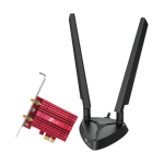 Adaptor PCI-E Bluetooth 5.3, Wi-Fi 6E, AXE5400 Tri-Band, 2 x Antene High-Gain - TP-Link ArcherTXE75E