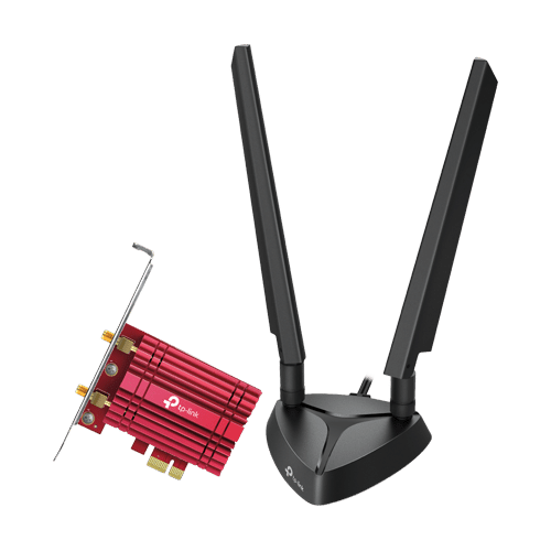 Adaptor PCI-E Bluetooth 5.3, Wi-Fi 6E, AXE5400 Tri-Band, 2 x Antene High-Gain - TP-Link ArcherTXE75E
