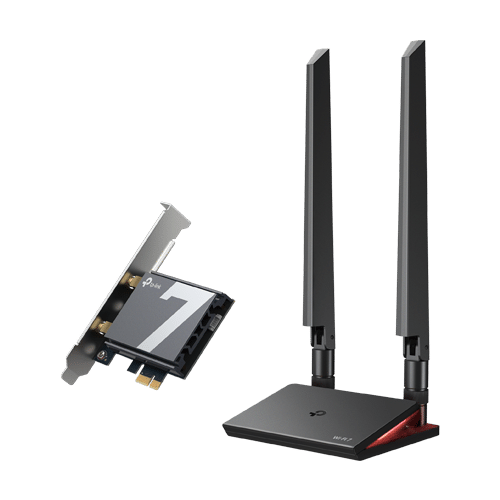 Adaptor PCI-E Bluetooth 5.4, Wi-Fi 7, BE9300 Tri-Band, 2 x Antene High-Performance - TP-Link ArcherTBE550E