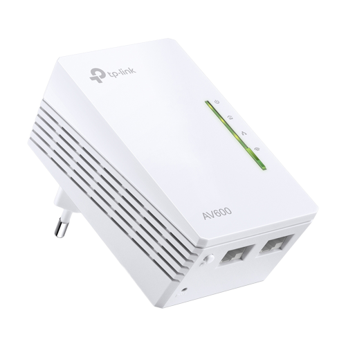 img34193large.png Powerline AV600, Wi-Fi 4, N600 2.4GHz, 2 x RJ45 10/100 Mbps - TP-Link TL-WPA4220 - imagine 1
