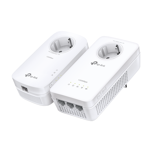 Kit Powerline AV1300, Passthrough, Wi-Fi 5, AC1200 Dual-Band, 3+1 x RJ45 Gigabit - TP-Link TL-WPA8631PKIT