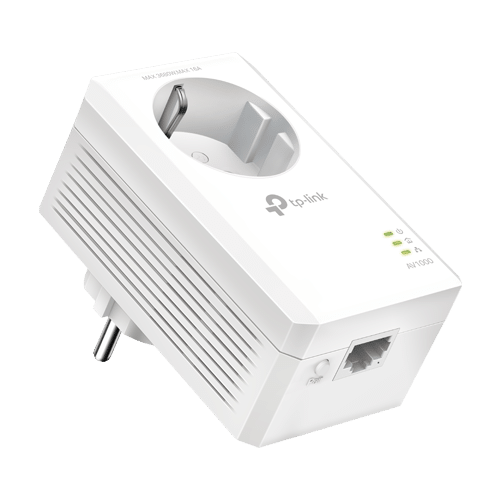 Powerline AV1000, Passthrough, 1 x RJ45 Gigabit - TP-Link TL-PA7017P