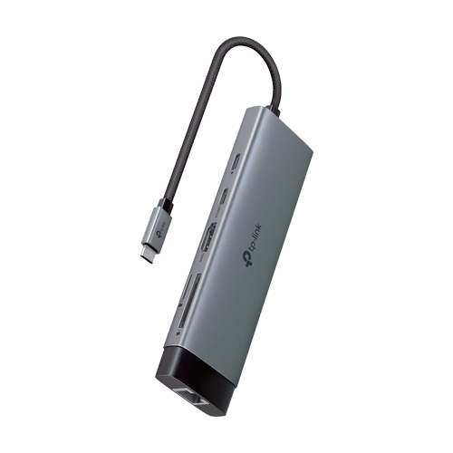 Hub USB-C 9-in-1, Power Delivery 100W, HDMI, Cititor carduri, Transfer date, RJ45 - TP-Link UH9120C