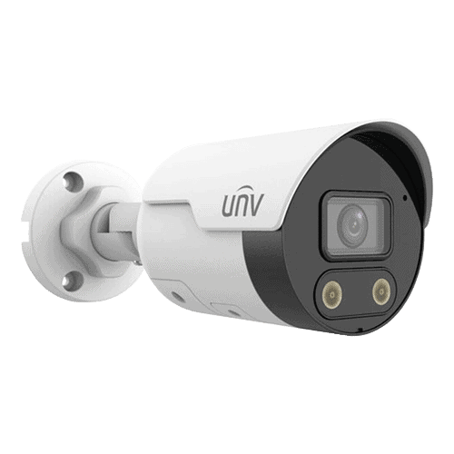 Camera IP 4MP, ColorHunter, Lumina alba si IR 30M, lentila 2.8mm, Audio bidirectional, IP67, PoE - UNV IPC2124LE-ADF28KMC-WL