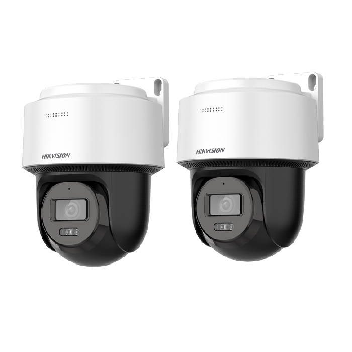 PACHET 2 Camera PT IP, 6MP, Auto-Tracking, lentila 2.8mm, IR 30m, WL 30m, Mic., Difuzor, Audio - HIKVISION P_2_DS-2DE2C600MWG-E-2.8mm