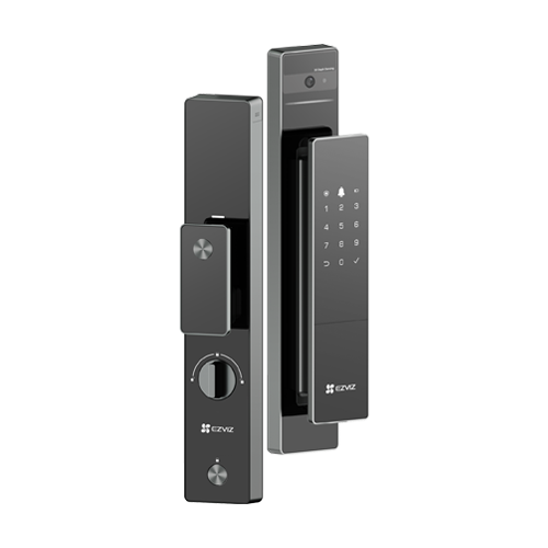 Yala inteligenta cu recunoastere faciala, vizor inteligent si ecran 4′, baterie 5000 mAh – EZVIZ CS-DL50FVS(WBP,GR)